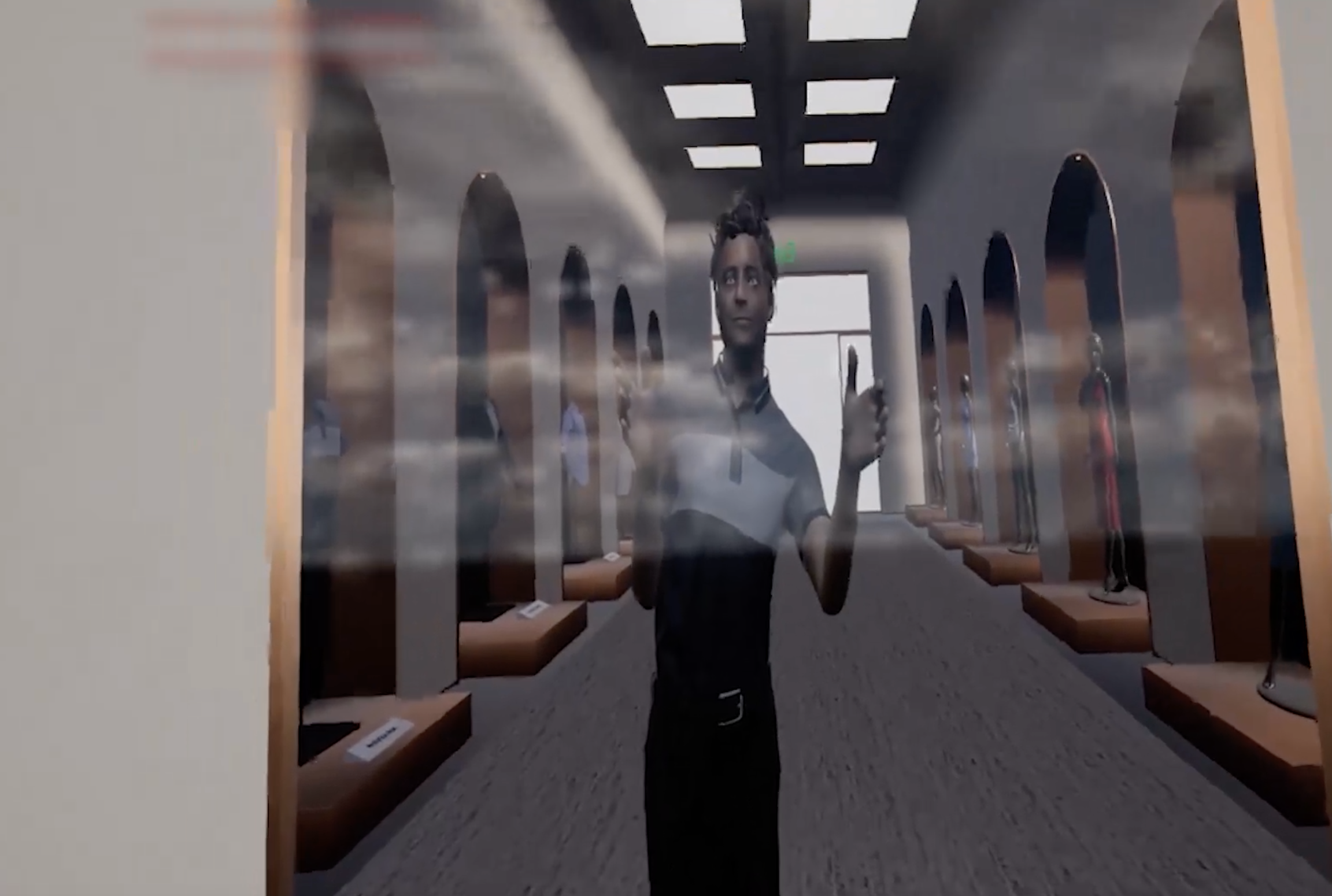 Selección de prendas en VR